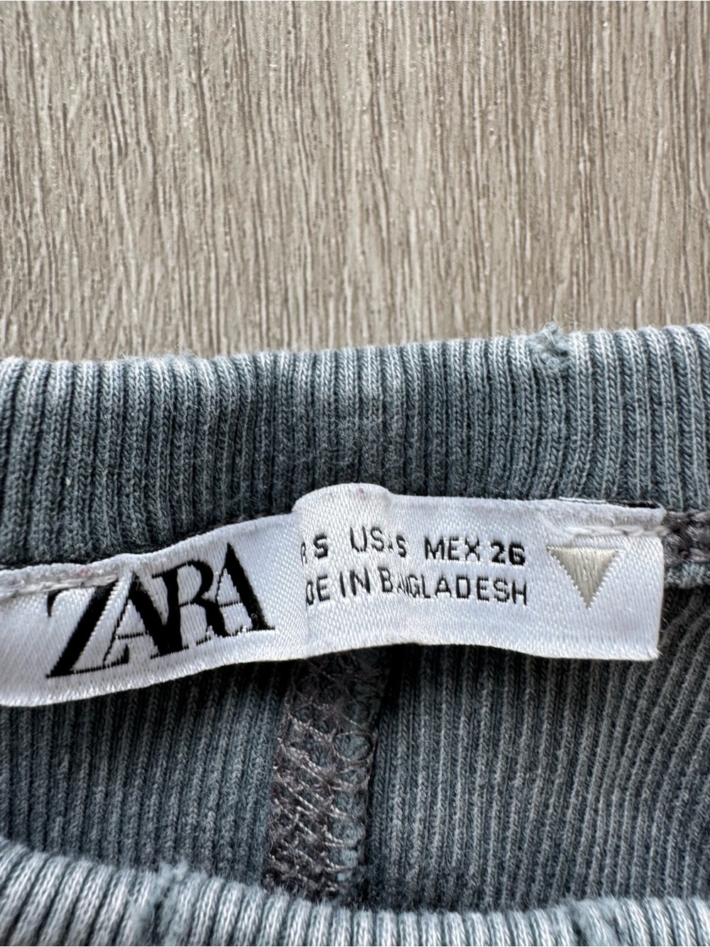 Zara Kids Ribbed Tank Top in Charcoal Gray - Picture 2 of 3